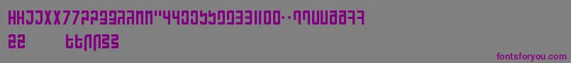RanmorianStandardBeta Font – Purple Fonts on Gray Background
