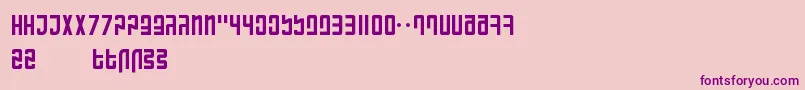 RanmorianStandardBeta Font – Purple Fonts on Pink Background
