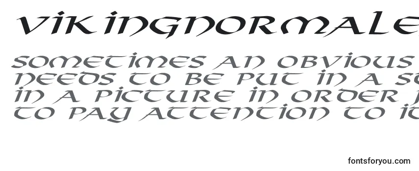 Review of the VikingNormalExItalic Font
