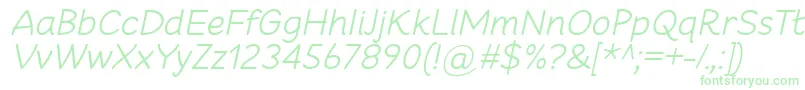 fuente CheeronstaLightItalic – Fuentes Verdes