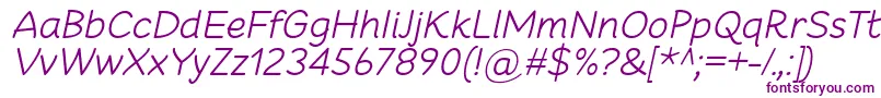 Fonte CheeronstaLightItalic – fontes roxas