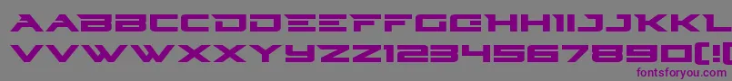 Cyberdynexpand Font – Purple Fonts on Gray Background