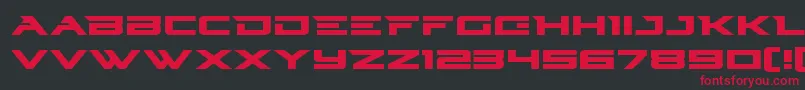 Cyberdynexpand Font – Red Fonts on Black Background