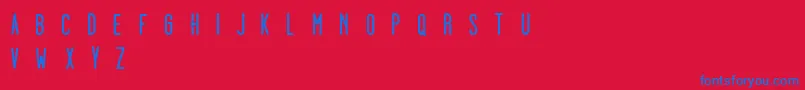 Dooodleista ffy Font – Blue Fonts on Red Background