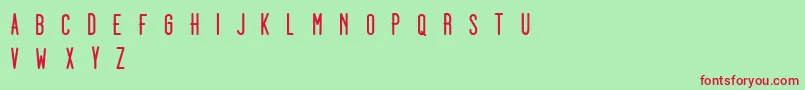 Dooodleista ffy Font – Red Fonts on Green Background