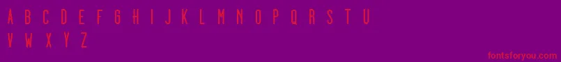 Dooodleista ffy Font – Red Fonts on Purple Background