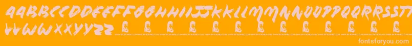 Más sobre la fuente WithoutNotice fuente WithoutNotice – Fuentes Rosadas Sobre Fondo Naranja
