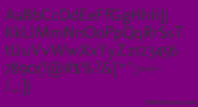 MolengoRegular font – Black Fonts On Purple Background