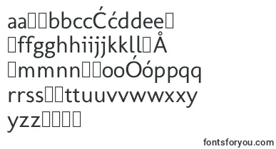 MolengoRegular font – polish Fonts