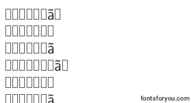 MolengoRegular font – korean Fonts
