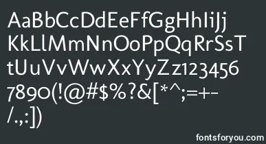 MolengoRegular font – white Fonts