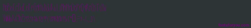 Lewisblues Font – Purple Fonts on Black Background