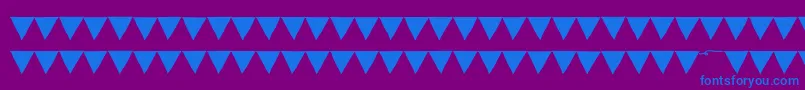 fuente PaperBannerBlack – Fuentes Azules Sobre Fondo Morado