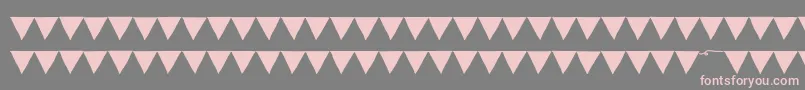 Шрифт PaperBannerBlack – розовые шрифты на сером фоне