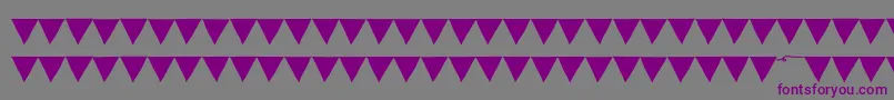 PaperBannerBlack Font – Purple Fonts on Gray Background