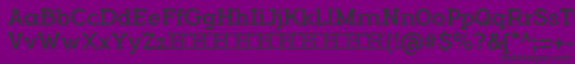 FlamanteCairoBook Font – Black Fonts on Purple Background