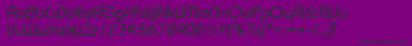 ExpressaItalic Font – Black Fonts on Purple Background