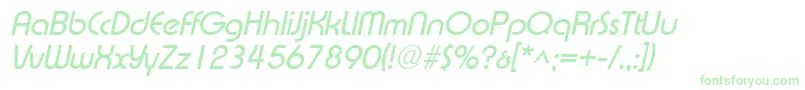 ExpressaItalic-fontti – vihreät fontit
