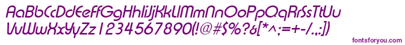 ExpressaItalic-fontti – violetit fontit