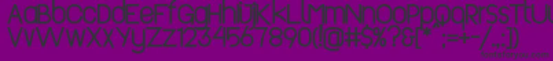 Шрифт Revopop – чёрные шрифты на фиолетовом фоне