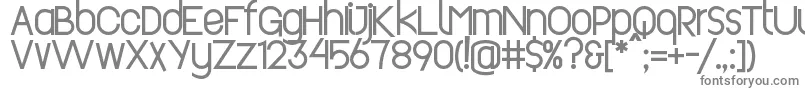 Revopop Font – Gray Fonts on White Background