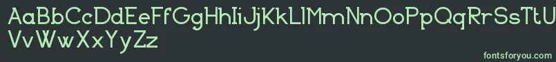 BasicallySerifFreeVersionフォントについての詳細 フォントBasicallySerifFreeVersion – 黒い背景に緑の文字
