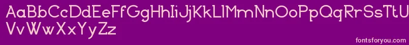 BasicallySerifFreeVersion Font – Pink Fonts on Purple Background