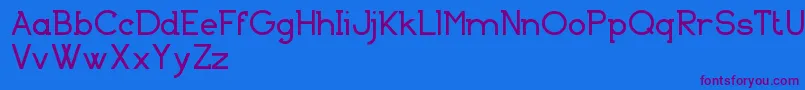 More about BasicallySerifFreeVersion Font BasicallySerifFreeVersion Font – Purple Fonts on Blue Background