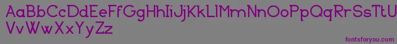 Police BasicallySerifFreeVersion – polices violettes sur fond gris