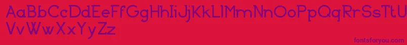 BasicallySerifFreeVersion Font – Purple Fonts on Red Background