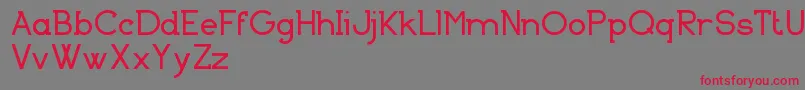 BasicallySerifFreeVersion Font – Red Fonts on Gray Background
