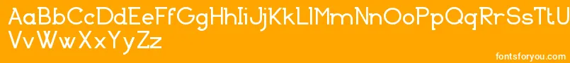 En savoir plus sur la police BasicallySerifFreeVersion Police BasicallySerifFreeVersion – polices blanches sur fond orange