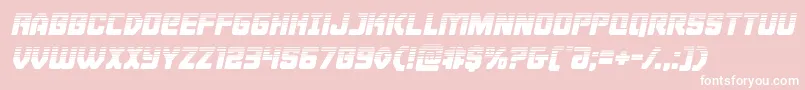 Cyborgroosterhalfital Font – White Fonts on Pink Background