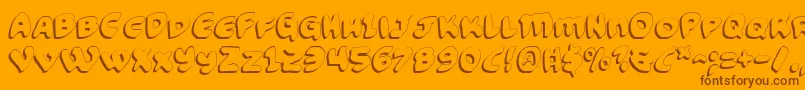 Más sobre la fuente FunnyPagesShadow fuente FunnyPagesShadow – Fuentes Marrones Sobre Fondo Naranja