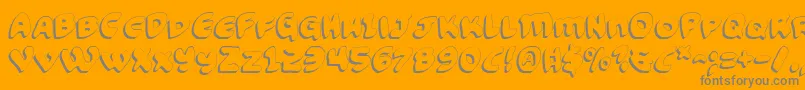 Подробнее о шрифте FunnyPagesShadow Шрифт FunnyPagesShadow – серые шрифты на оранжевом фоне