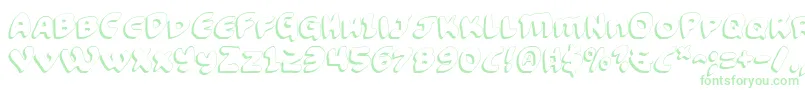 Więcej informacji o czcionce FunnyPagesShadow Czcionka FunnyPagesShadow – zielone czcionki