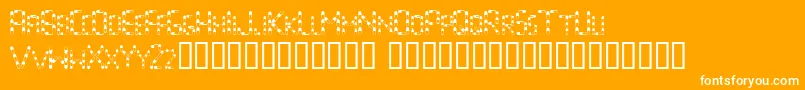 PillsAreGood Font – White Fonts on Orange Background