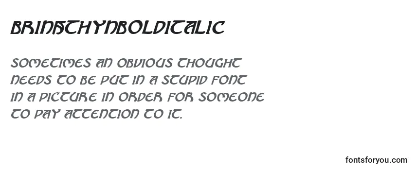 BrinAthynBoldItalic フォントのレビュー