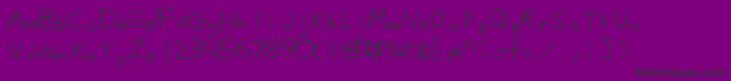 Saiba mais sobre a fonte Justy1 Fonte Justy1 – fontes pretas em um fundo violeta