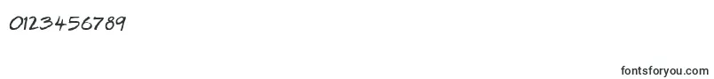 JosefXuerebSFriendsRegular-Schriftart – Schriften für Zahlen und Nummern