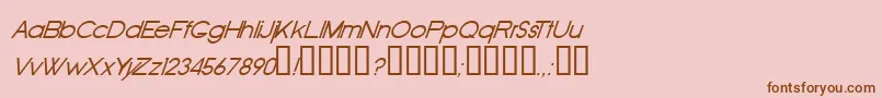 Oldri Font – Brown Fonts on Pink Background