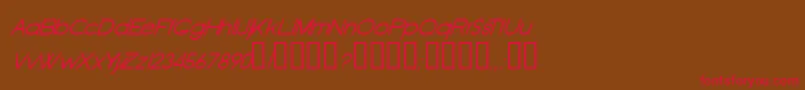 More about Oldri Font Oldri Font – Red Fonts on Brown Background