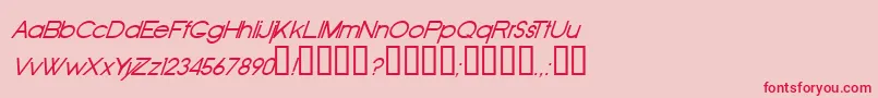 Oldri Font – Red Fonts on Pink Background
