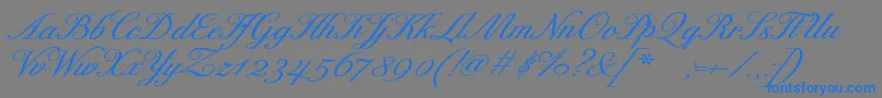 More about ExcelsorscriptBolditalic Font ExcelsorscriptBolditalic Font – Blue Fonts on Gray Background