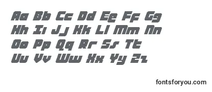 AlphaTaurusExpandedItalic Font