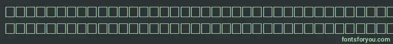 Шрифт GentileRegular – зелёные шрифты на чёрном фоне