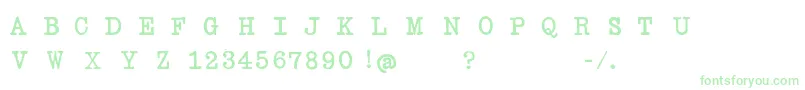 SentaMartavaneckdemo Font – Green Fonts