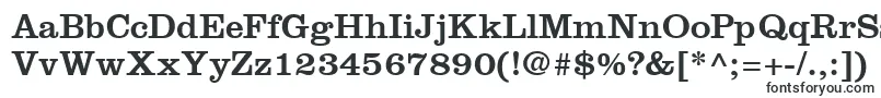 ClarendonLtRoman Font – Barcode Fonts
