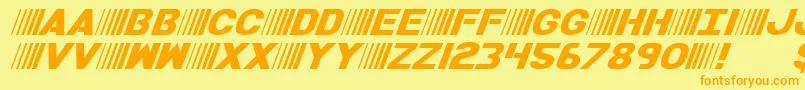 Más sobre la fuente BamfItalic fuente BamfItalic – Fuentes Naranjas Sobre Fondo Amarillo