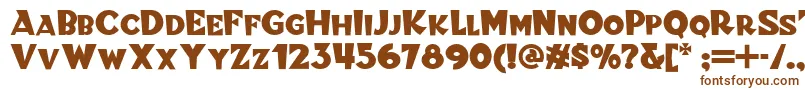 Blitzkrieg Font – Brown Fonts